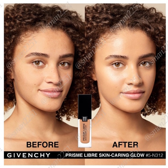 🎉HP🎉💖NEW!💖Givenchy Prisme Libre Skin-Caring Glow Foundation SEALED! - Picture 13 of 15